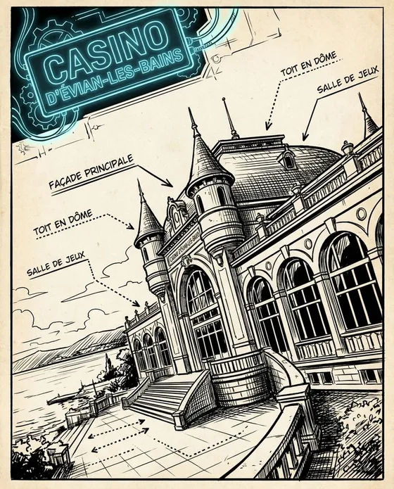 Casino d'Évian-les-Bains (Casino en ligne et jeux en direct)